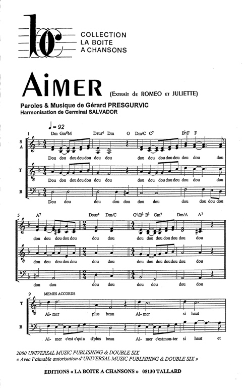 AIMER (ROMEO & JULIETTE)