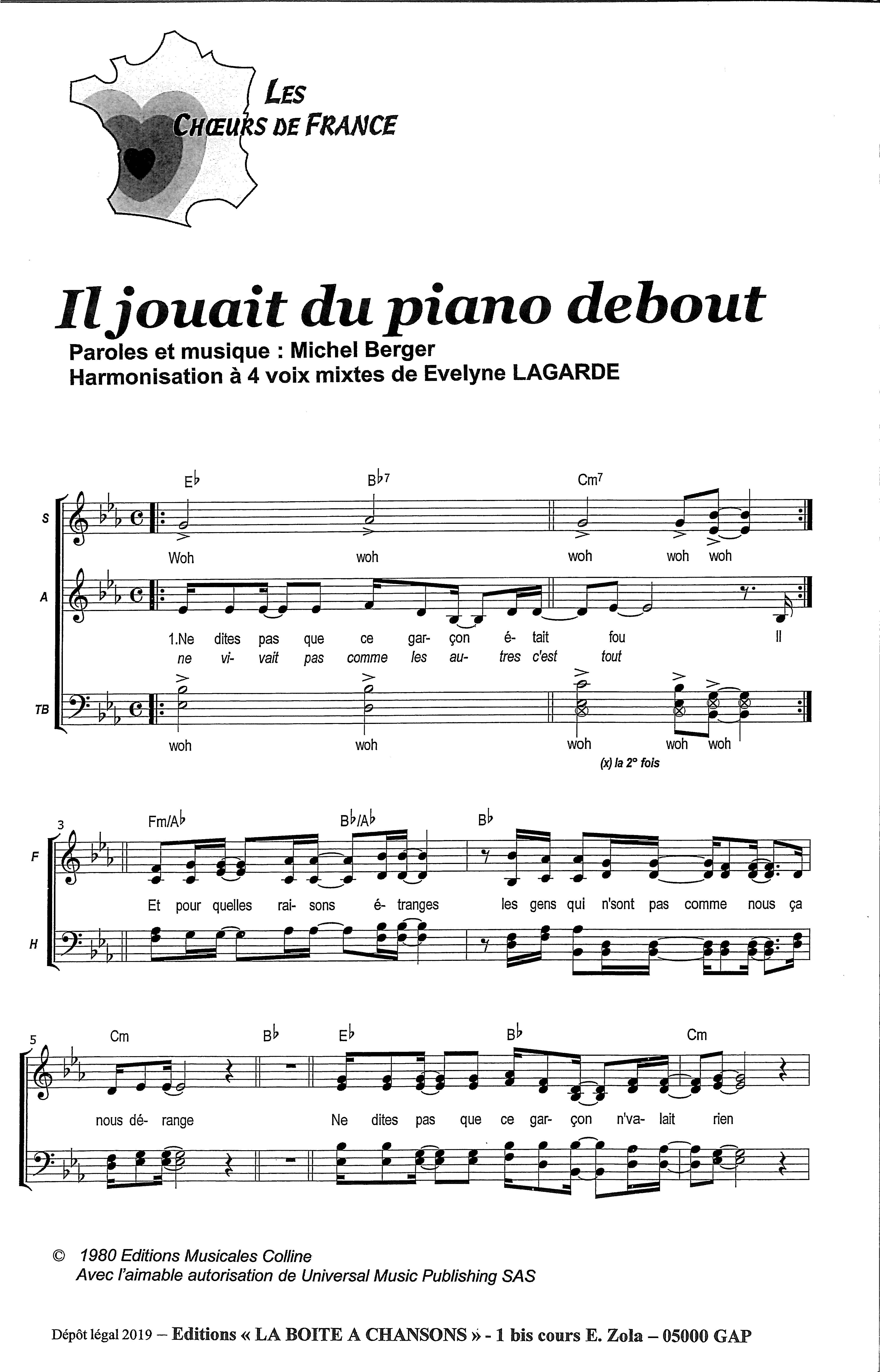 IL JOUAIT DU PIANO DEBOUT