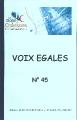 ALBUM VOIX EGALES N° 45
